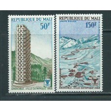 Mali - Aereo Yvert 53/4 ** Mnh  Olimpiadas de Grenoble