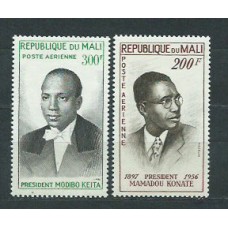 Mali - Aereo Yvert 9/10 ** Mnh  Personajes