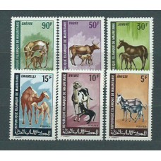 Mauritania - Correo Yvert 256/61 ** Mnh Fauna