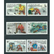 Mauritania - Correo Yvert 439/44 ** Mnh  Deportes