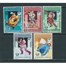 Mauritania - Correo Yvert 670/4 ** Mnh  Olimpiadas de Lillehemmer