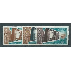 Mauritania - Aereo Yvert 37/9 ** Mnh  Monumentos de Nubia