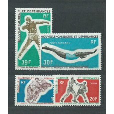 Nueva Caledonia - Correo Yvert 361/2+A106/7 ** Mnh Deportes