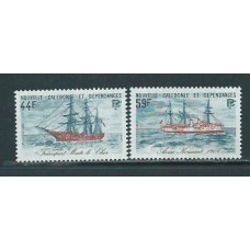 Nueva Caledonia - Correo Yvert 459/60 ** Mnh Barcos