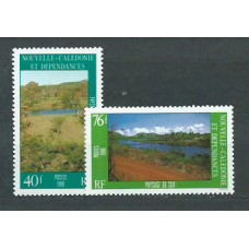 Nueva Caledonia - Correo Yvert 525/6 ** Mnh Paisajes