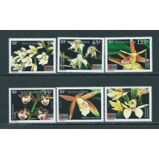 Nueva Caledonia - Correo Yvert 714/9 ** Mnh Flora. Orquideas