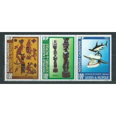 Nueva Caledonia - Correo Yvert 741/3 ** Mnh Arte