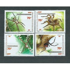 Nueva Caledonia - Correo Yvert 784/7 ** Mnh Fauna.Arañas