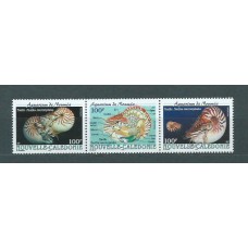 Nueva Caledonia - Correo Yvert 840/2 ** Mnh Fauna Marina. Caracola