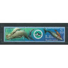 Nueva Caledonia - Correo Yvert 876/7 ** Mnh Fauna. Ballenas