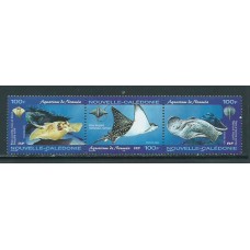 Nueva Caledonia - Correo Yvert 914/6 ** Mnh Fauna. Peces