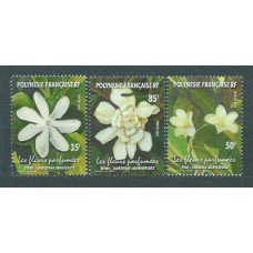 Polinesia - Correo Yvert 652/4 ** Mnh Flores