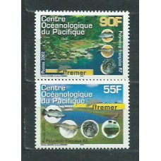 Polinesia - Correo Yvert 674/5 ** Mnh Fauna Peces