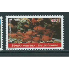 Polinesia - Correo Yvert 689 ** Mnh Fauna.Peces