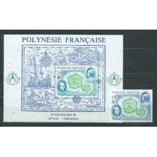 Polinesia - Aereo Yvert 192+H.12 ** Mnh