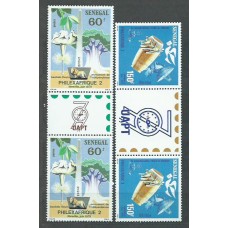 Senegal - Correo Yvert 514A/5A ** Mnh