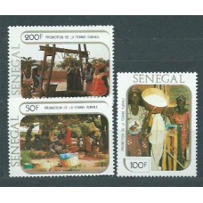 Senegal - Correo Yvert 539/41 ** Mnh