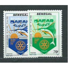 Senegal - Correo Yvert 597/8 ** Mnh  Club Rotary