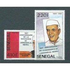 Senegal - Correo Yvert 830/1 ** Mnh  Nehru