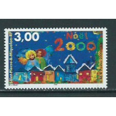 San Pierre y Miquelon - Correo Yvert 726 ** Mnh Navidad