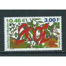 San Pierre y Miquelon - Correo Yvert 737 ** Mnh Flora