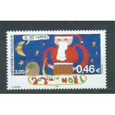 San Pierre y Miquelon - Correo Yvert 757 ** Mnh Navidad