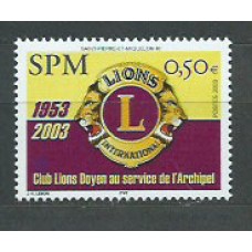 San Pierre y Miquelon - Correo Yvert 808 ** Mnh Lions