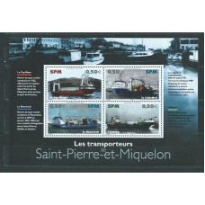 San Pierre y Miquelon - Correo Yvert 823/6 ** Mnh Barcos