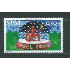 San Pierre y Miquelon - Correo Yvert 828 ** Mnh Navidad