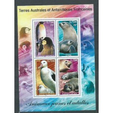 Tierras Australes - Correo Yvert 344/7 ** Mnh Fauna