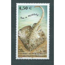 Tierras Australes - Correo Yvert 413 ** Mnh Fauna. Peces