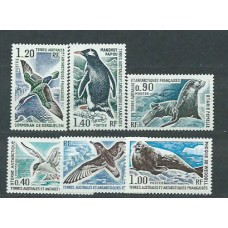 Tierras Australes - Correo Yvert 55/60 ** Mnh Fauna. Aves