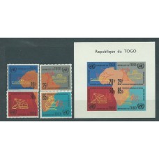 Togo - Correo Yvert 340/3+H 6 ** Mnh  ONU