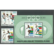 Togo - Correo Yvert 747/9+A 182/3+H 62 ** Mnh  Olimpiadas de Munich