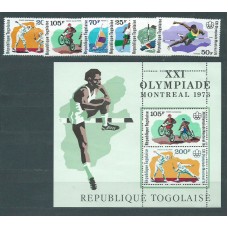 Togo - Correo Yvert 867/9+A 280/2+H 94 ** Mnh  Olimpiadas Montreal