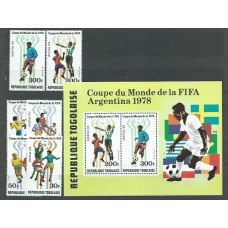 Togo - Correo Yvert 929/30+A 348/51+H 118 ** Mnh  Deportes fútbol