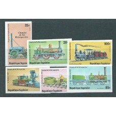 Togo - Correo Yvert 961/2+A 390/3 Sin dentar ** Mnh  Trenes