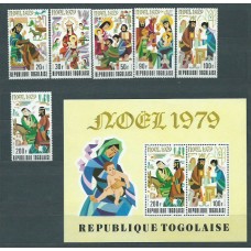 Togo - Correo Yvert 968/70+A 401/3+H 133 ** Mnh  Navidad