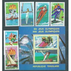 Togo - Correo Yvert 971/3+A 406/8+H 134 ** Mnh  Olimpiadas de Lake Placid