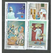 Tunez - Correo Yvert 1360/3 ** Mnh  Pinturas