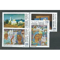 Tunez - Correo Yvert 1425/8 ** Mnh  Pinturas