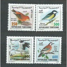 Tunez - Correo Yvert 1431/4 ** Mnh  Fauna aves