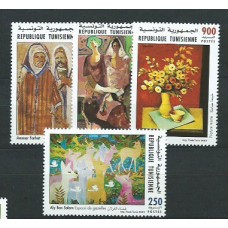 Tunez - Correo Yvert 1472/5 ** Mnh  Pinturas