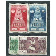 Tunez - Correo Yvert 440/3 ** Mnh