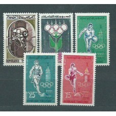 Tunez - Correo Yvert 515/9 ** Mnh  Olimpiadas de Roma