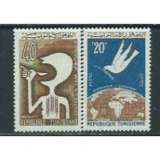 Tunez - Correo Yvert 573/4 ** Mnh