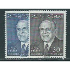 Tunez - Correo Yvert 585/6 ** Mnh  Presidente Bourguiba