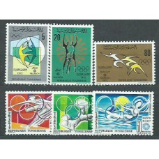 Tunez - Correo Yvert 722/27 ** Mnh  Olimpiadas de Munich