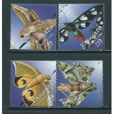 Vanuatu - Correo Yvert 1168/71 ** Mnh  Fauna mariposas