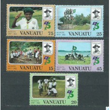 Vanuatu - Correo Yvert 657/61 ** Mnh   Scoutismo